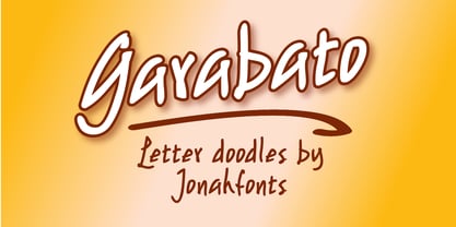 Garabato Font Poster 1