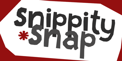 Snippity Snap Font Poster 1