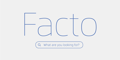 Facto Font Poster 1