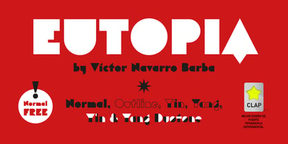 Eutopia Font Poster 1