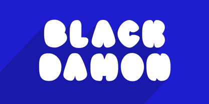 Black Damon Font Poster 1