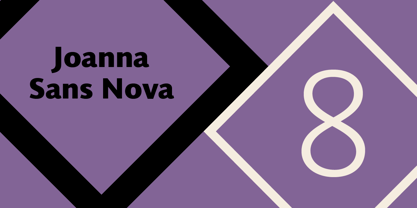 Joanna Sans Nova Fuente Póster 6