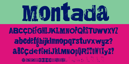 Montada Font Poster 3