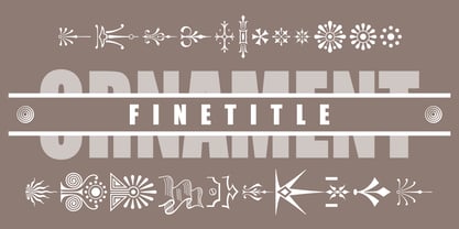 Finetitle Font Poster 3