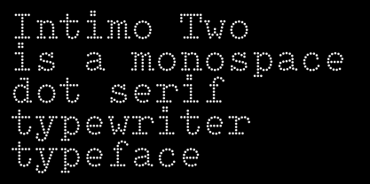 Intimo Font Poster 3