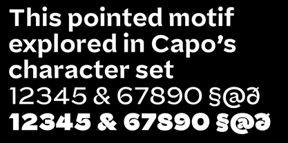 Capo Font Poster 4