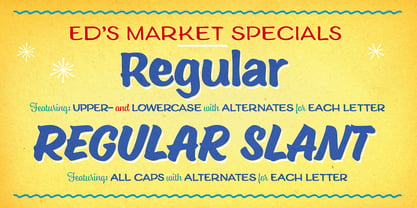 Ed's Market Font Poster 9