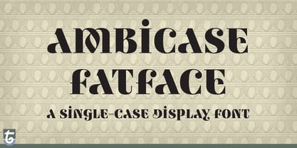 Ambicase Fatface Font Poster 1