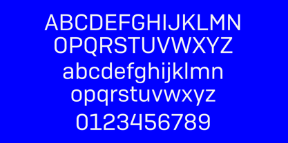 Camber Font Poster 12
