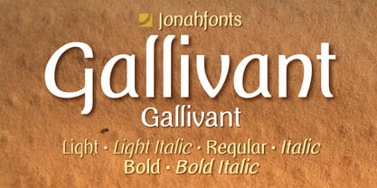 Gallivant Font Poster 1