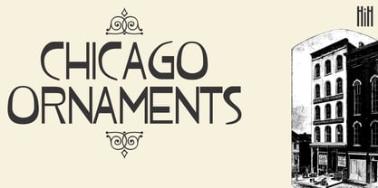 Chicago Ornaments Font Poster 1