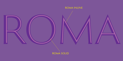 Roma Font Poster 9