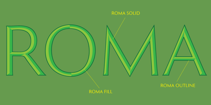 Roma Font Poster 7