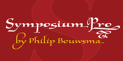Symposium Pro Font Poster 1