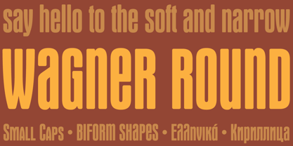 Wagner Round Font Poster 1