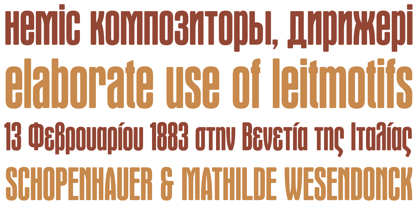 Wagner Round Font Poster 3