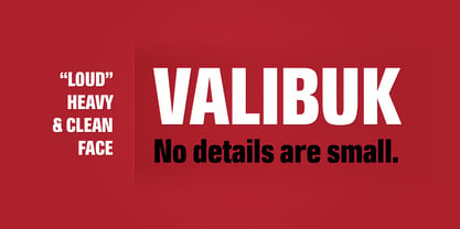 Valibuk Font Poster 1