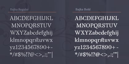 Bajka Font Poster 5