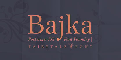 Bajka Font Poster 1