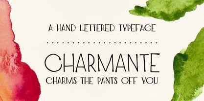 Charmante Font Poster 1