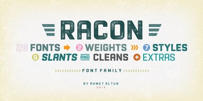 Racon Font Poster 1