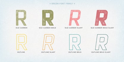 Racon Font Poster 3