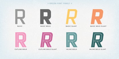 Racon Font Poster 2