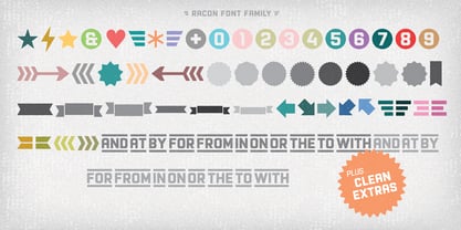 Racon Font Poster 5