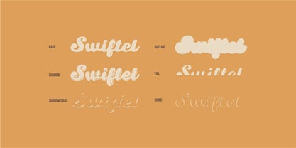 Swiftel Font Poster 5