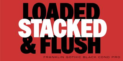 Franklin Gothic Pro Font Poster 1