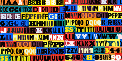 WOODTYPE Collection Font Poster 7