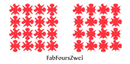 FabFours Font Poster 2
