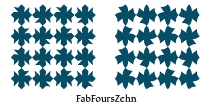 FabFours Font Poster 10