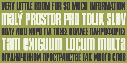 Press Gothic Font Poster 3