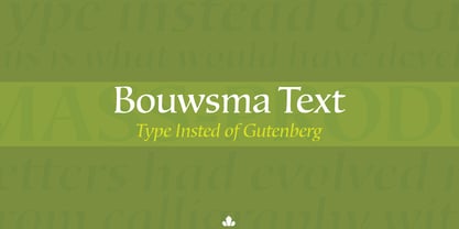 Bouwsma Text Fuente Póster 1