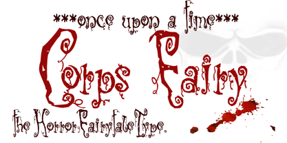 Corpse Fairy Font Poster 2