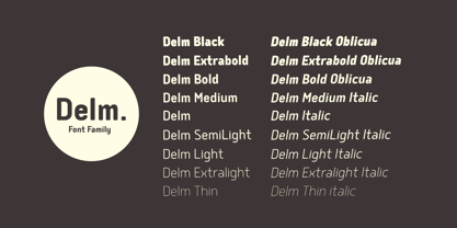 Delm Font Poster 8