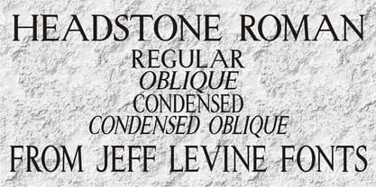 Headstone Roman JNL Fuente Póster 1