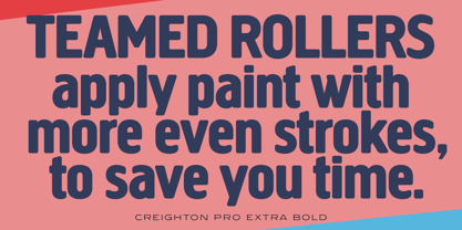 Creighton Pro Font Poster 8