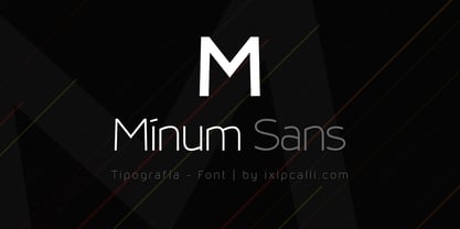 Mínum Sans Font Poster 1
