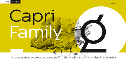 Capri Pro Font Poster 1
