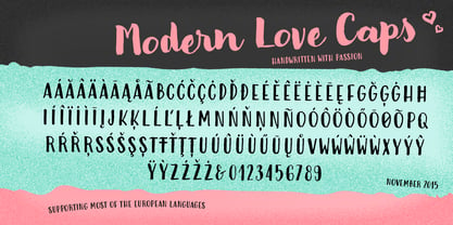 Modern Love Fuente Póster 13