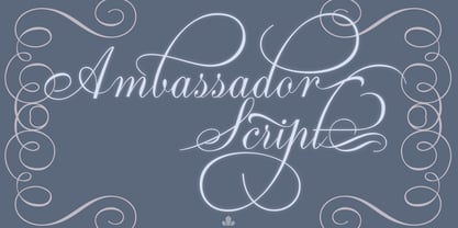 Ambassador Script Fuente Póster 1