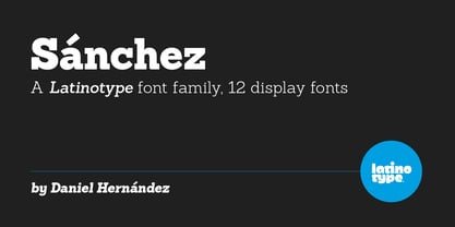 Sanchez Font Poster 1