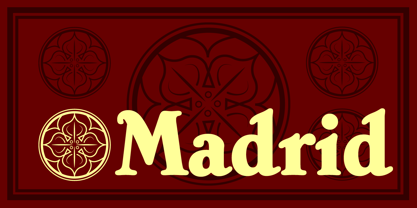 Madrid Font Poster 5
