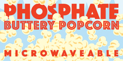Phosphate Pro Font Poster 4