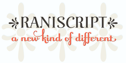 Raniscript Font Poster 1