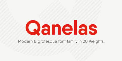 Qanelas Font Poster 1