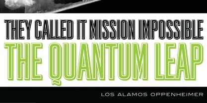 Los Alamos Font Poster 5