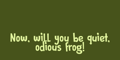 Prince Frog Font Poster 3